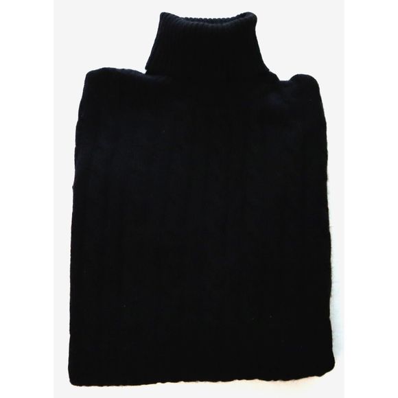 Sutton Studio WPL 10167 Women's Sz Small Black Cashmere Turtleneck Sweater - Picture 8 of 8
